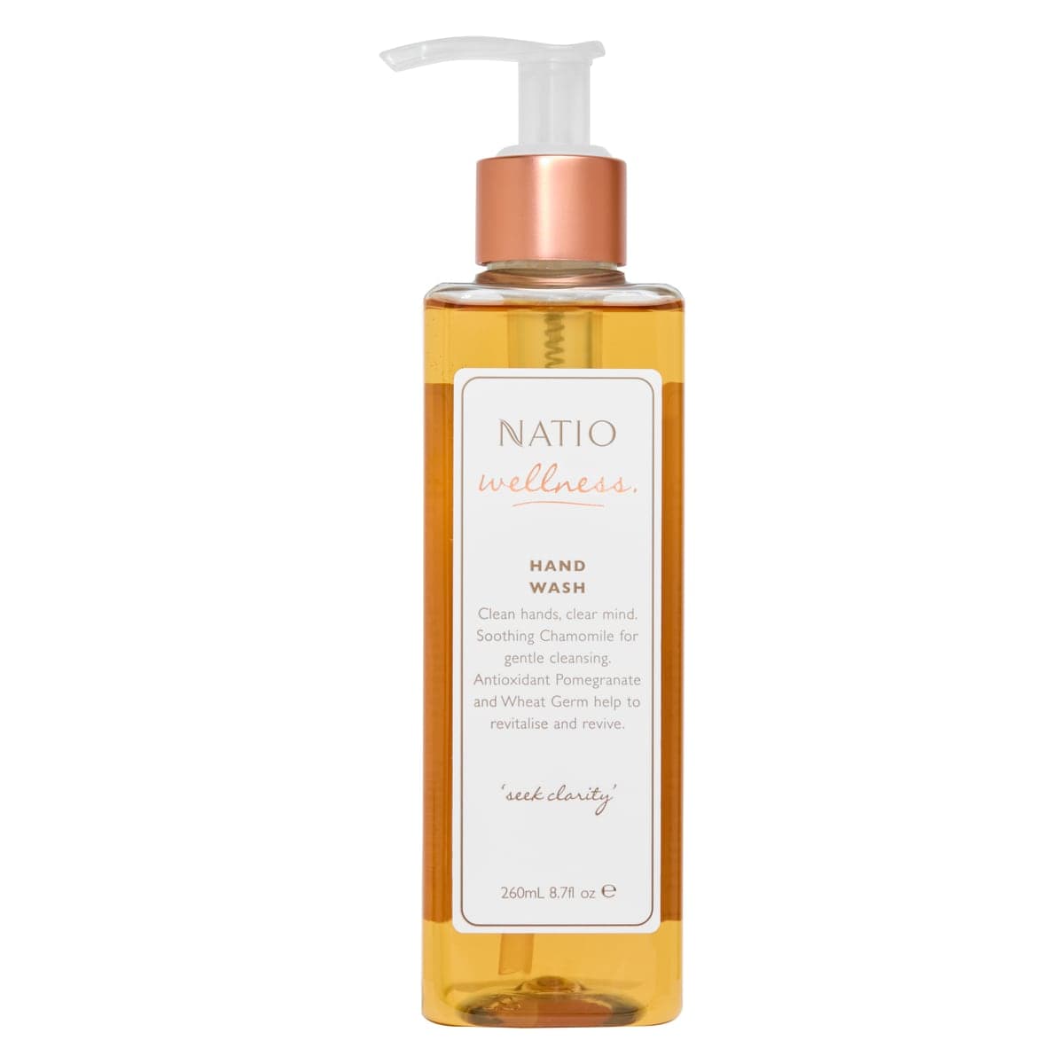 Natio Wellness Hand Wash 240ml