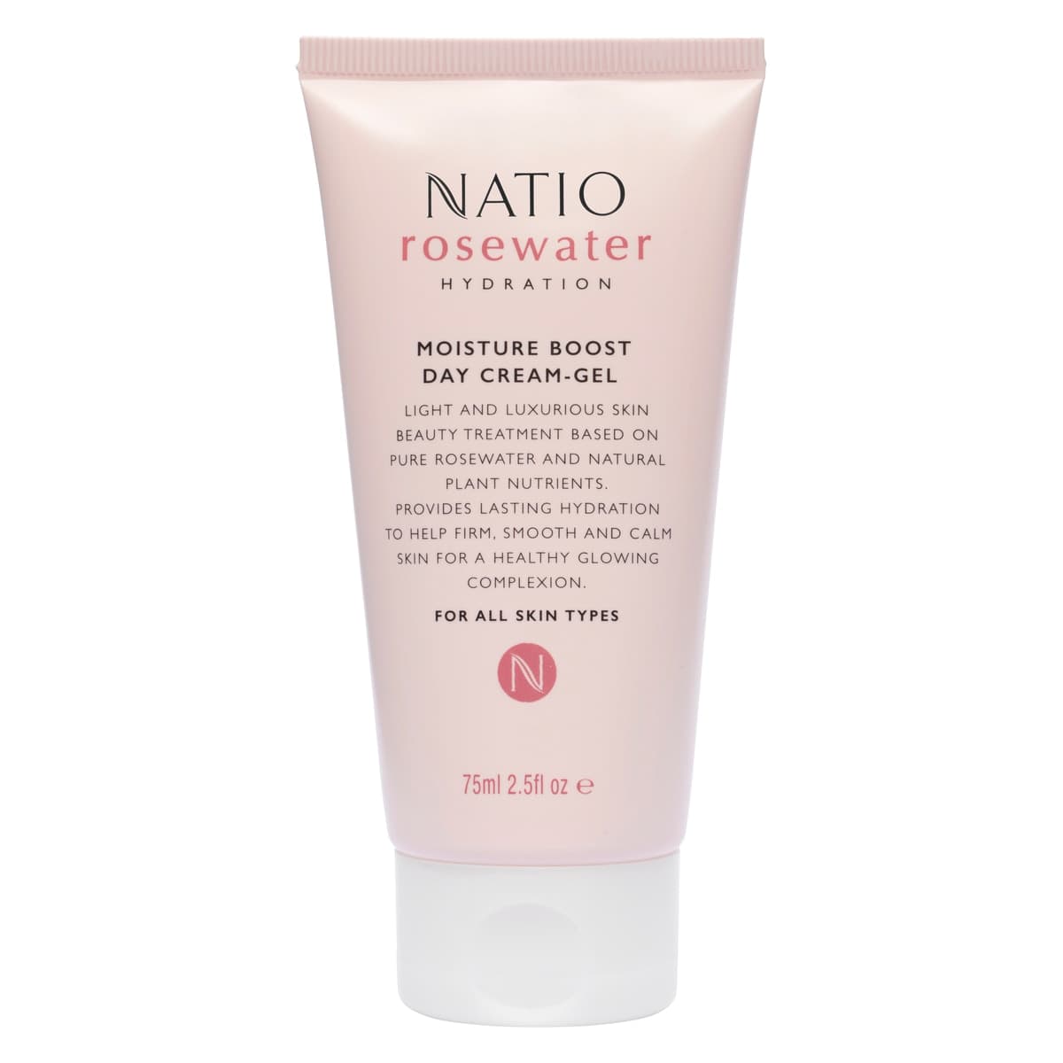 Natio Rosewater Day Cream-Gel 75ml