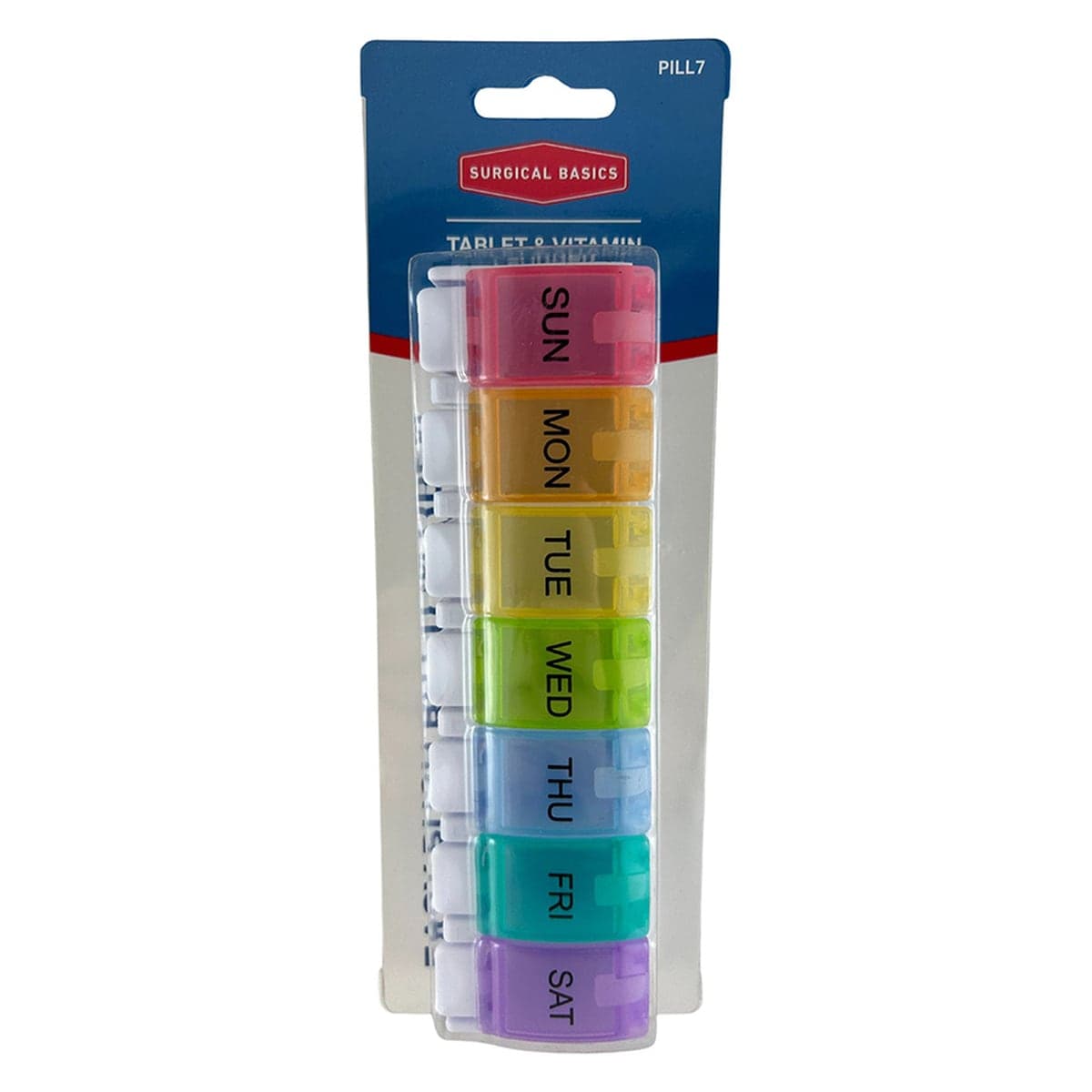 Surgical Basics One a Day Weekly Pill Organiser Small 1 Pack