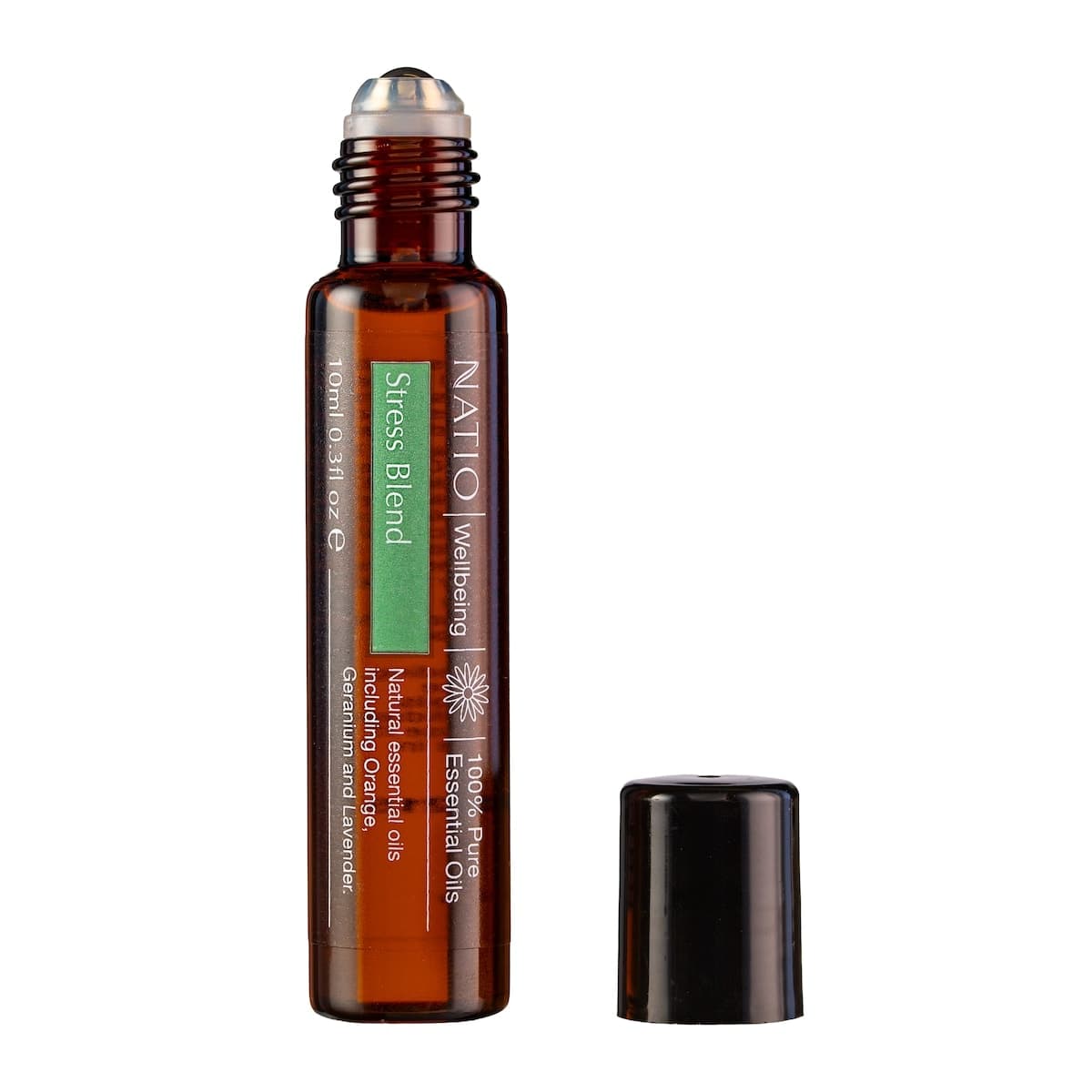 Natio Focus On Stress Pure Essential Oil Blend Roll-On 10ml