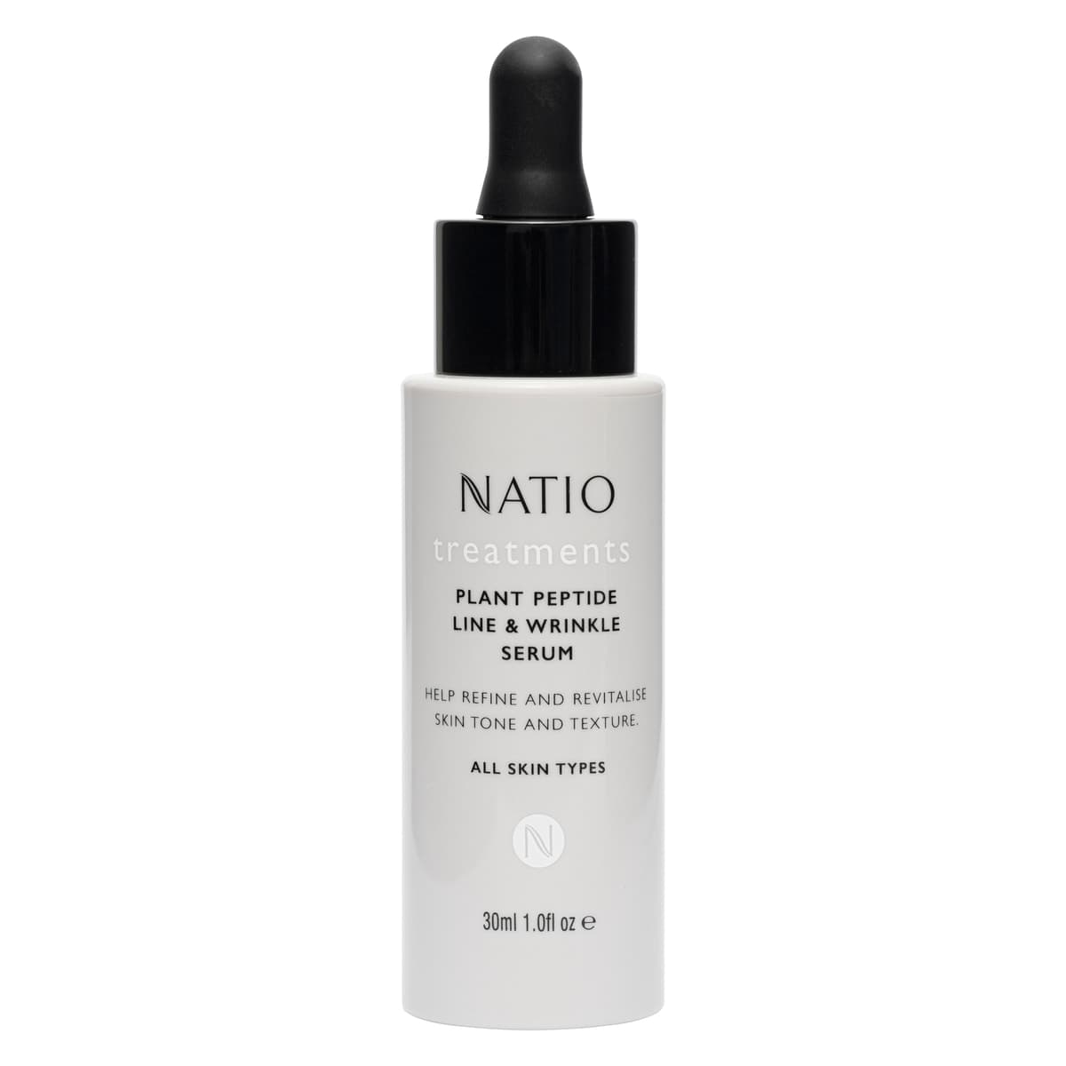 Natio Treatments Plant Peptide Line & Wrinkle Serum 30ml