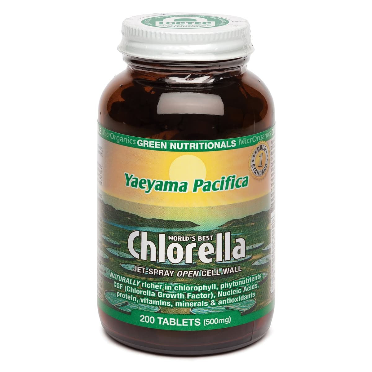 Green Nutritionals Yaeyama Pacifica Chlorella 200 Tablets
