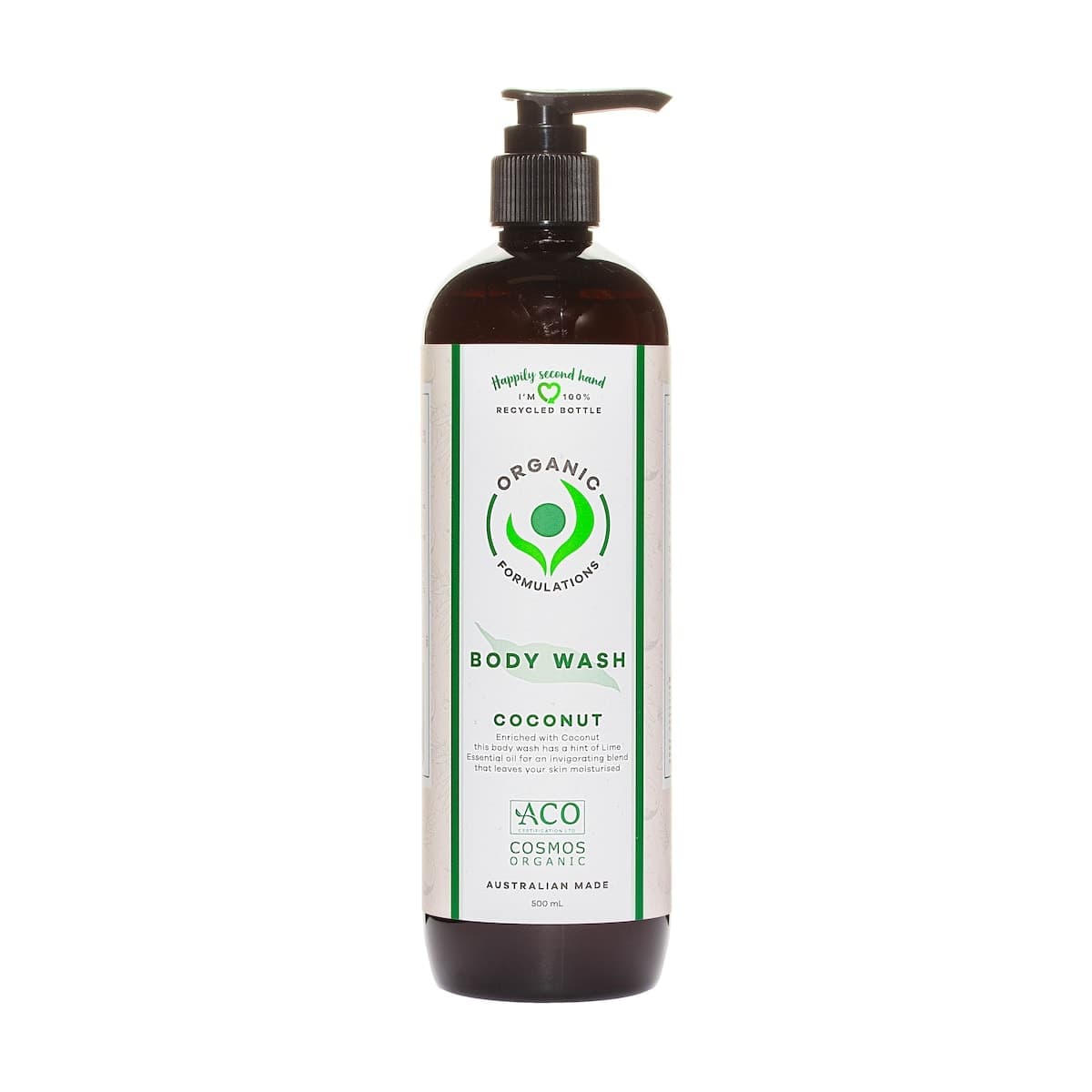 Organic Formulations Coconut Body Wash 500ml