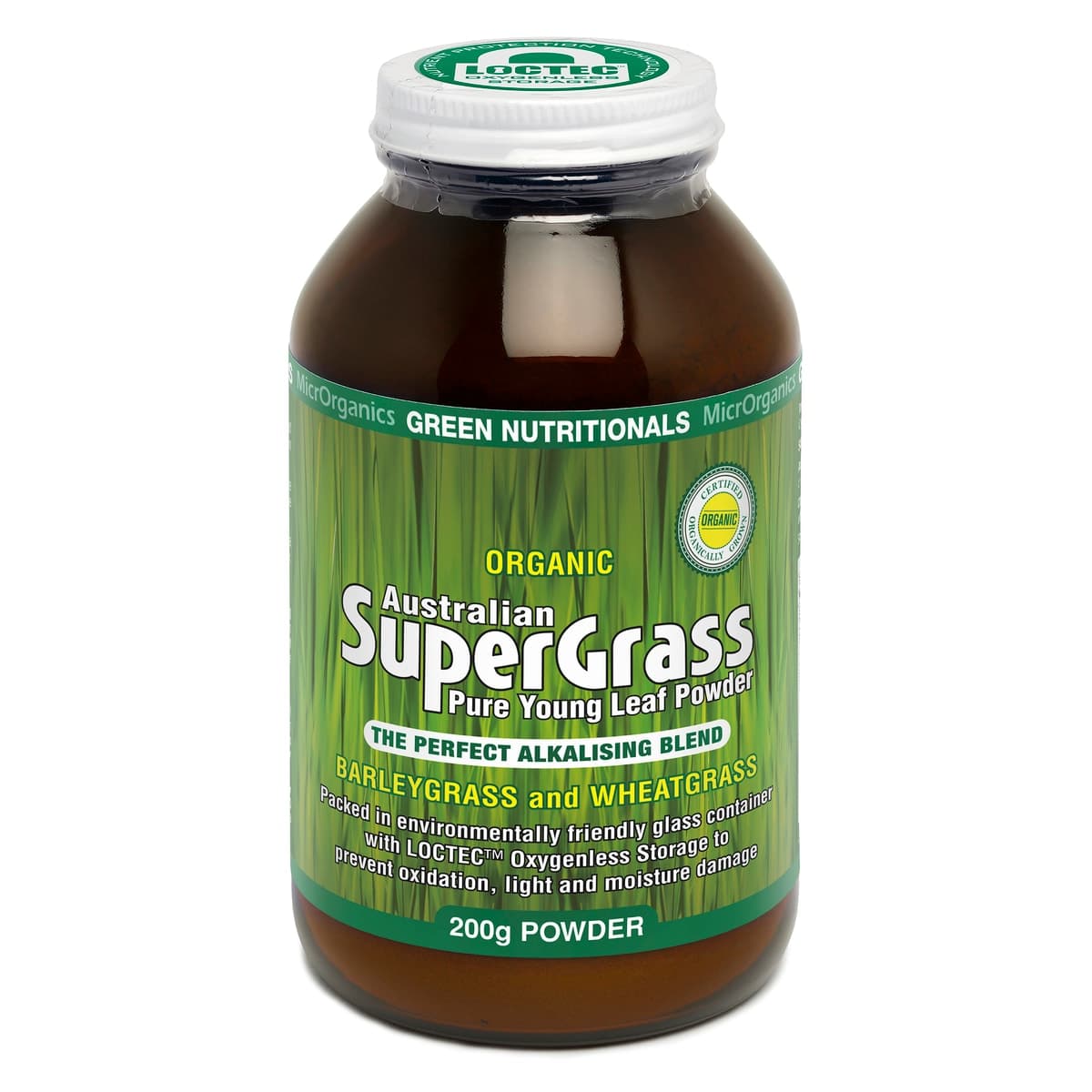 Green Nutritionals Organic Supergrass Powder 200g