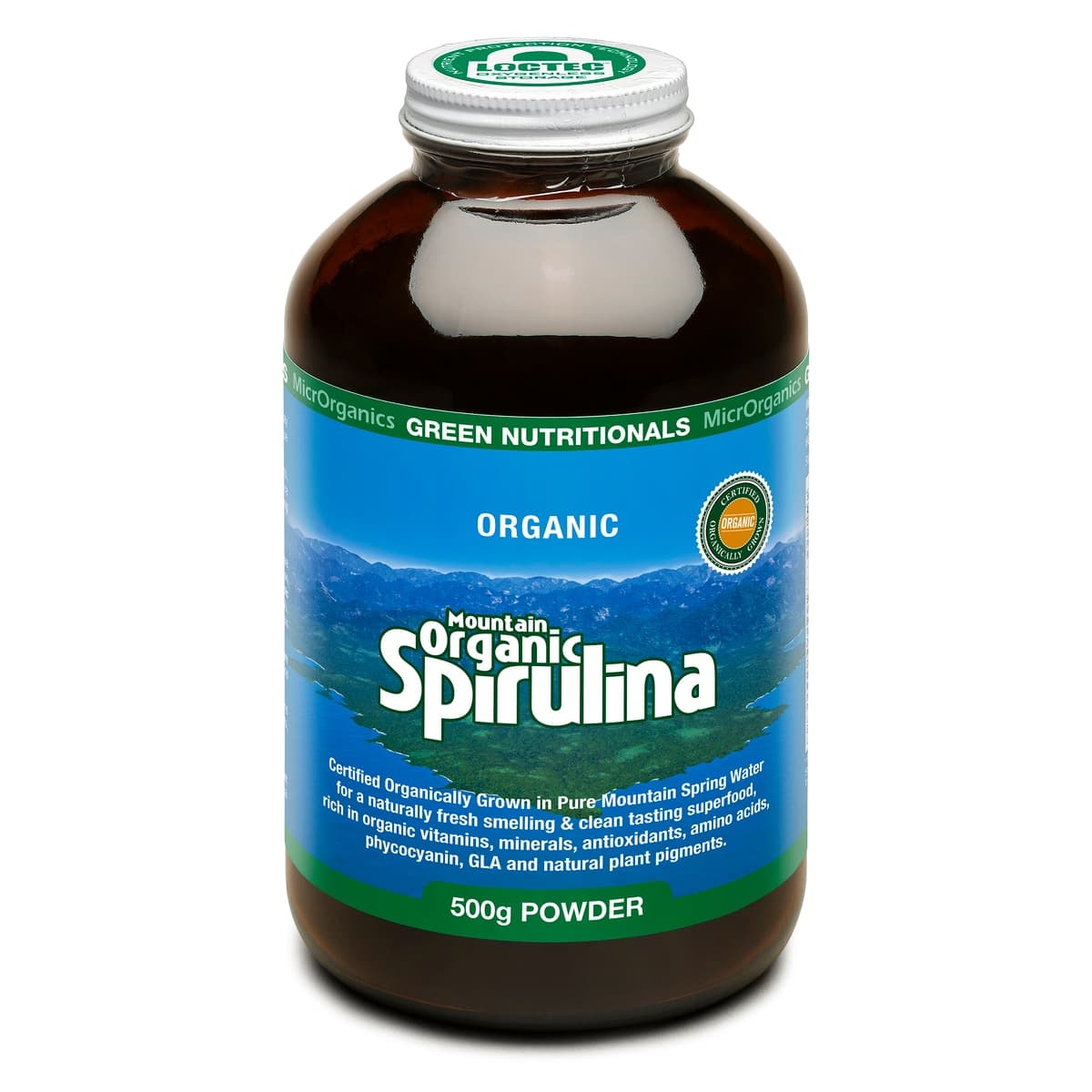 Green Nutritionals Mountain Organic Spirulina Powder 500g