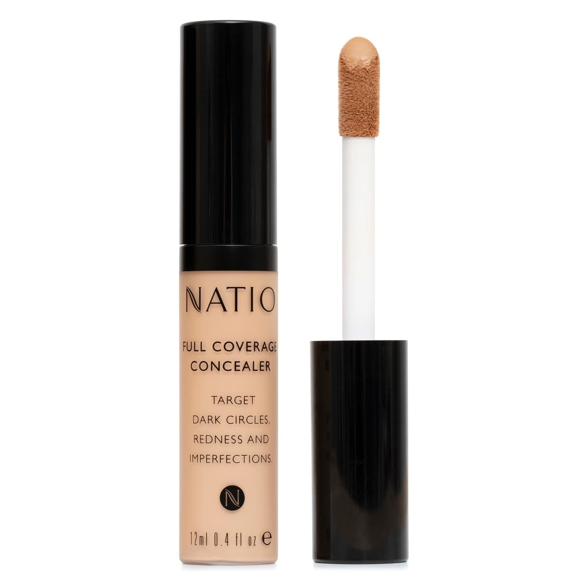 Natio Full Coverage Concealer Dark Medium 12ml