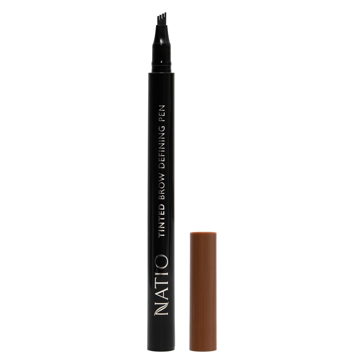 Natio Tinted Brow Defining Pen Medium Brown 0.6ml