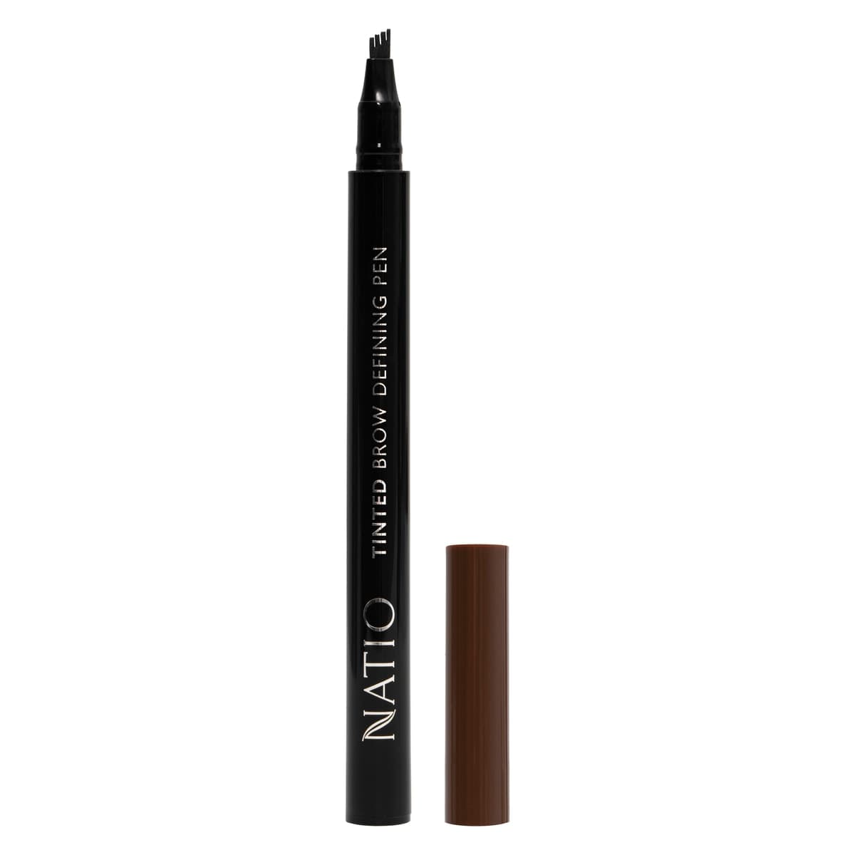 Natio Tinted Brow Defining Pen Dark Brown 0.6ml