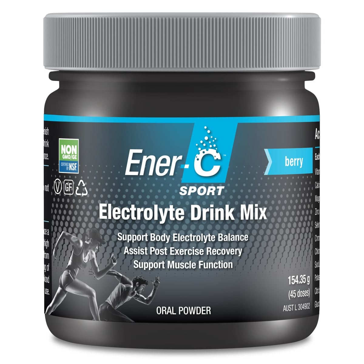 Ener-C Sport Electrolyte Drink Mix Berry Tub 154.35g (45Doses)
