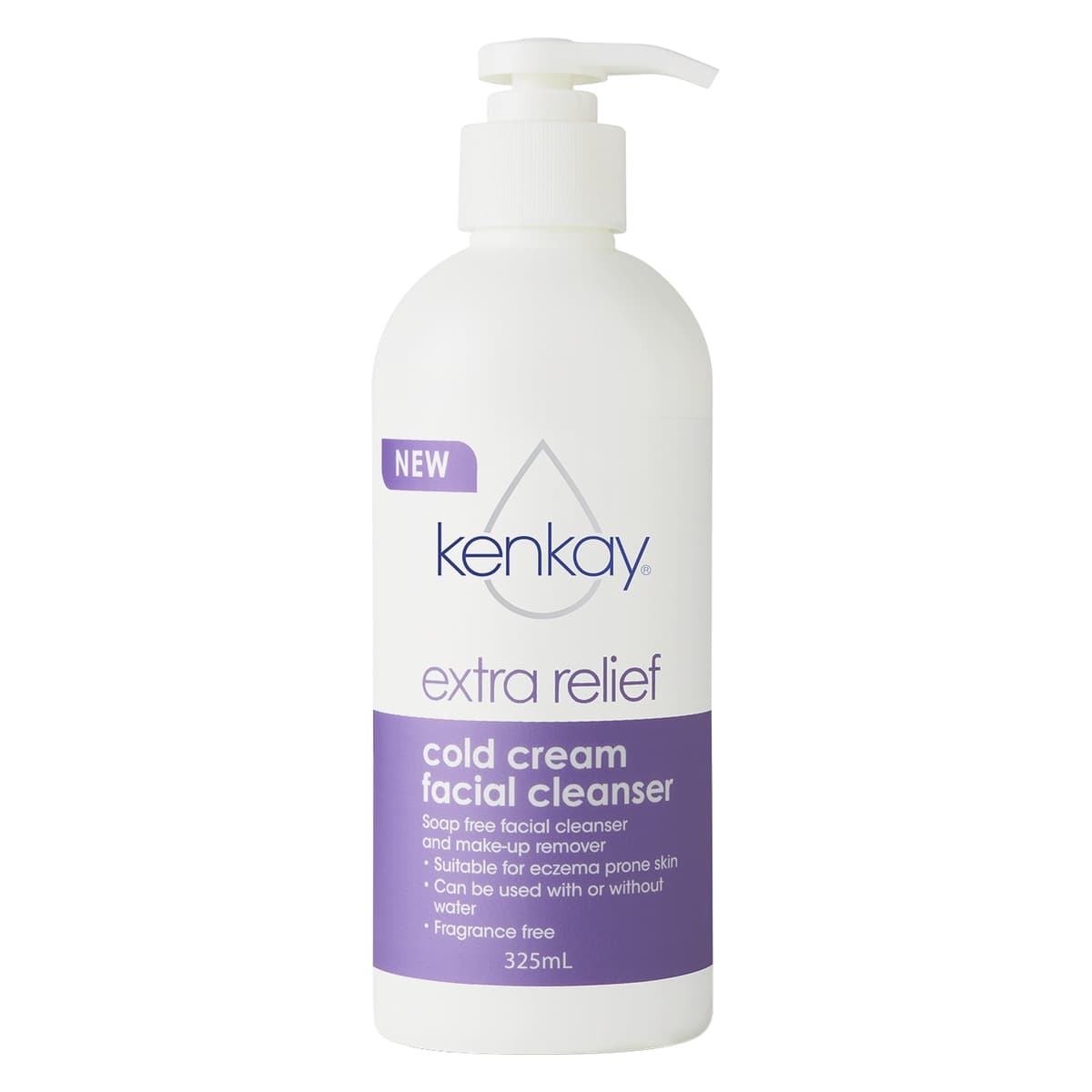 Kenkay Extra Relief Cold Cream Facial Cleanser 325ml Pump