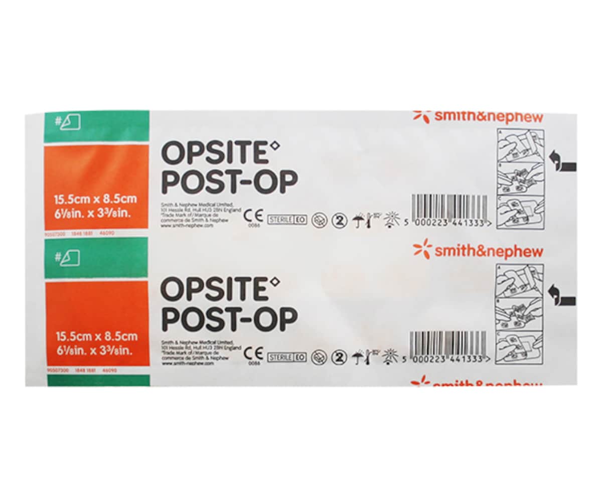 Opsite Post-Op Waterproof Dressing 15.5cm x 8.5cm Single by Smith & Nephew