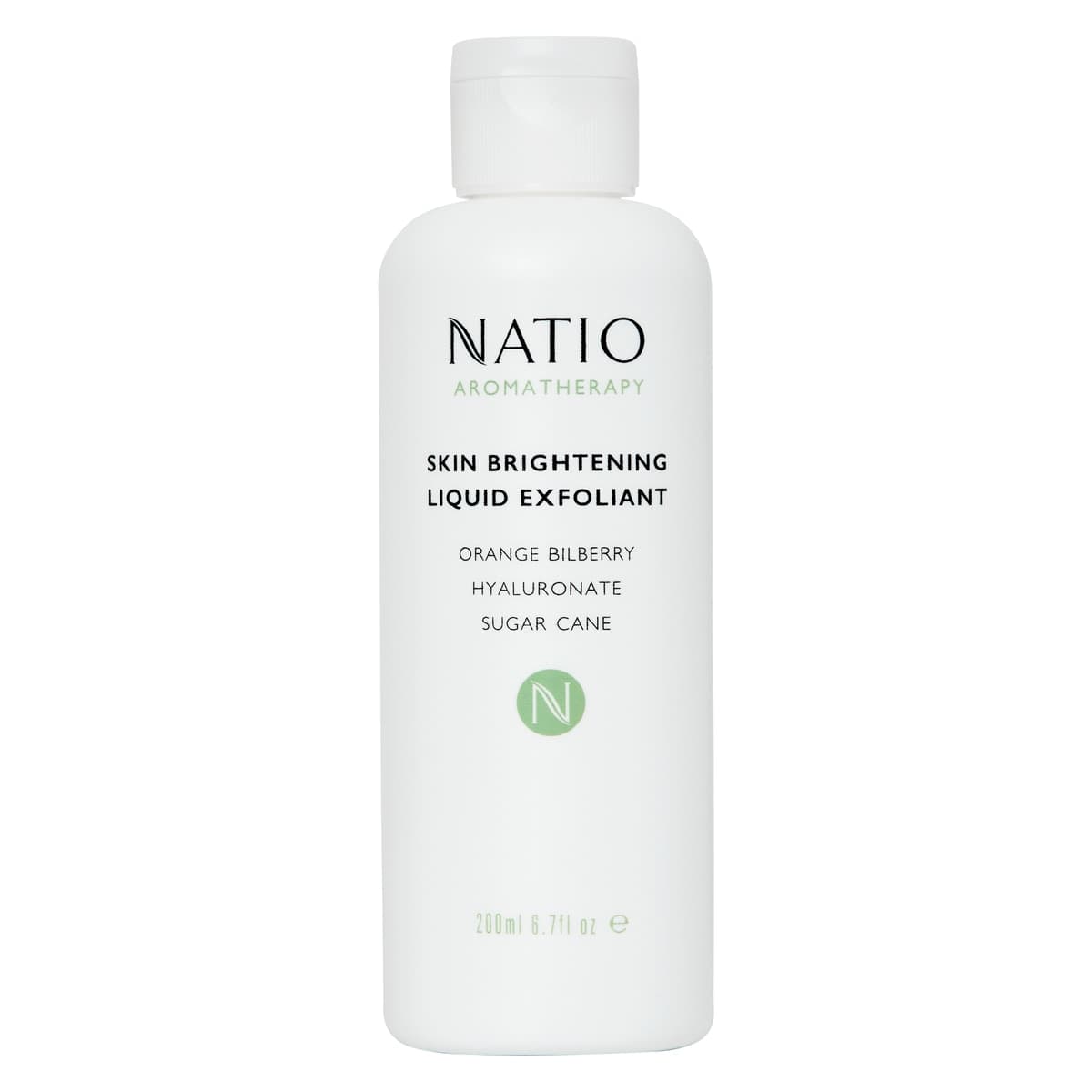 Natio Aromatherapy Skin Brightening Liquid Exfoliant 200ml