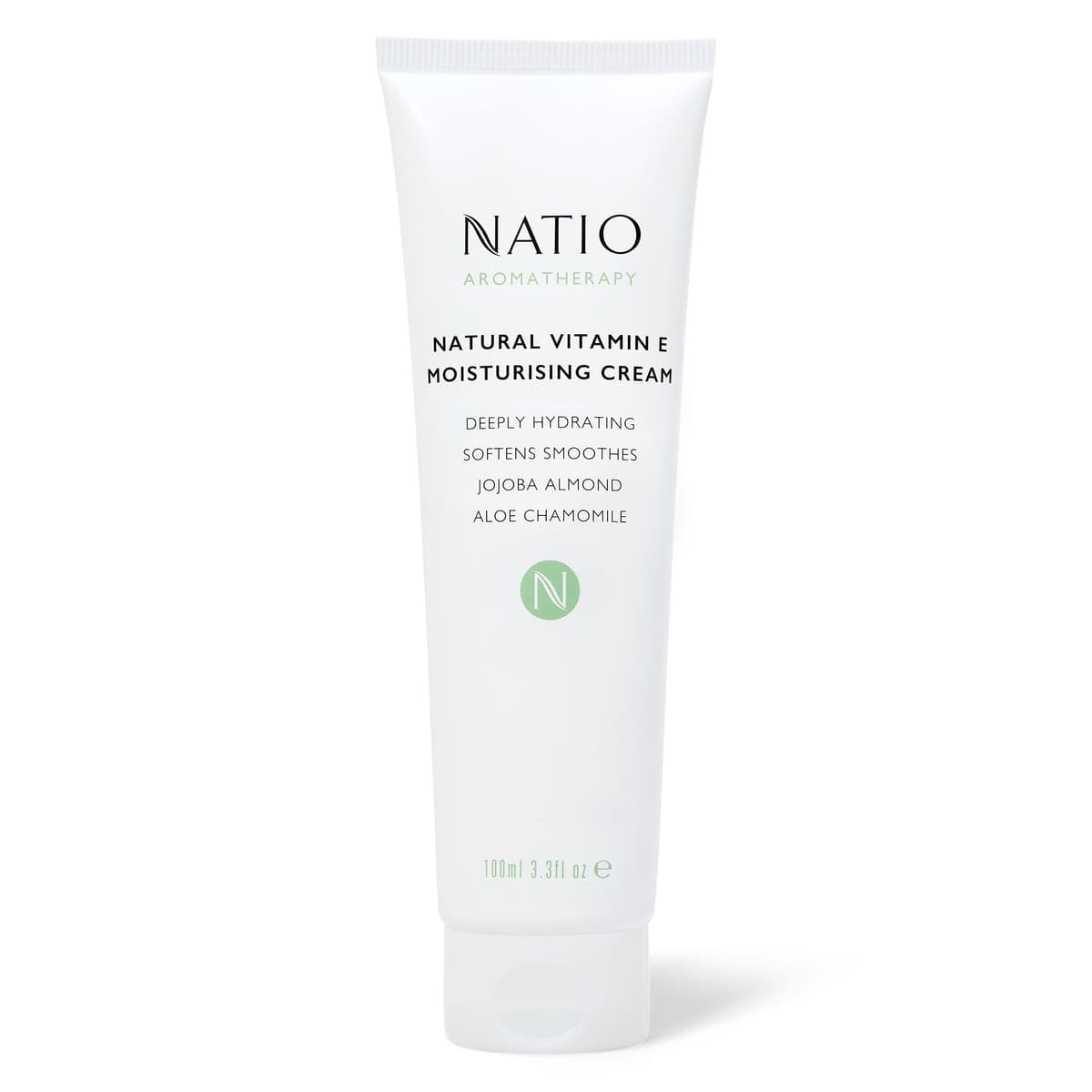 Natio Aromatherapy Natural Vitamin E Moisturising Cream 100ml