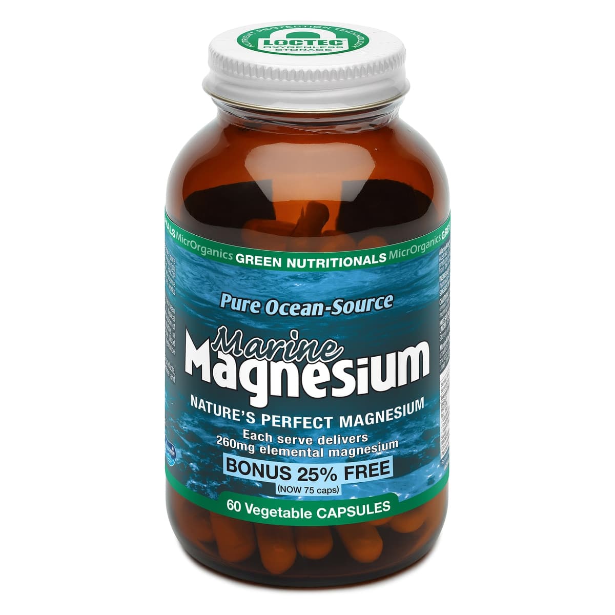 Green Nutritionals Marine Magnesium 60 Vegan Capsules