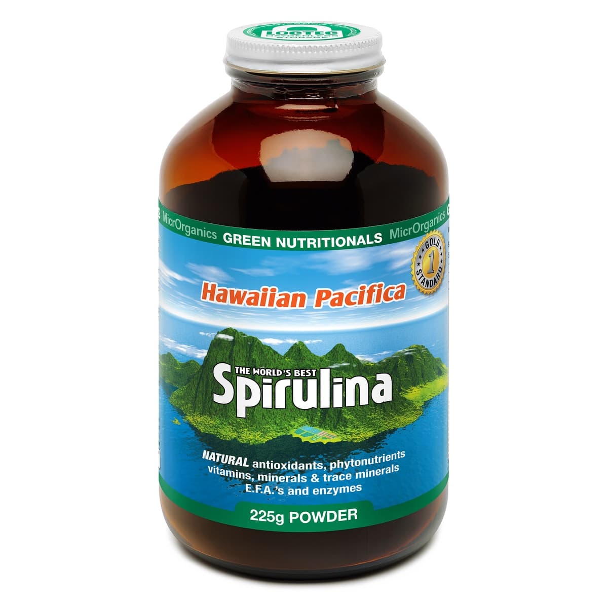 Green Nutritionals Hawaiian Pacifica Spirulina Powder 225g