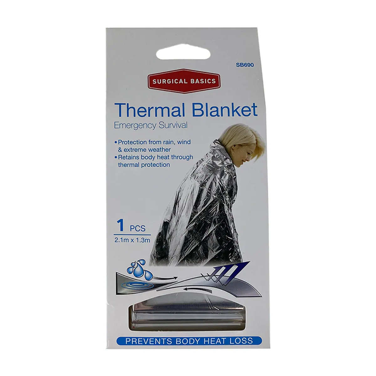 3P Surgical Basics Emergency Thermal Blanket Single