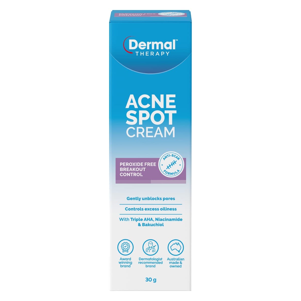 Dermal Therapy Acne Spot Cream 30g