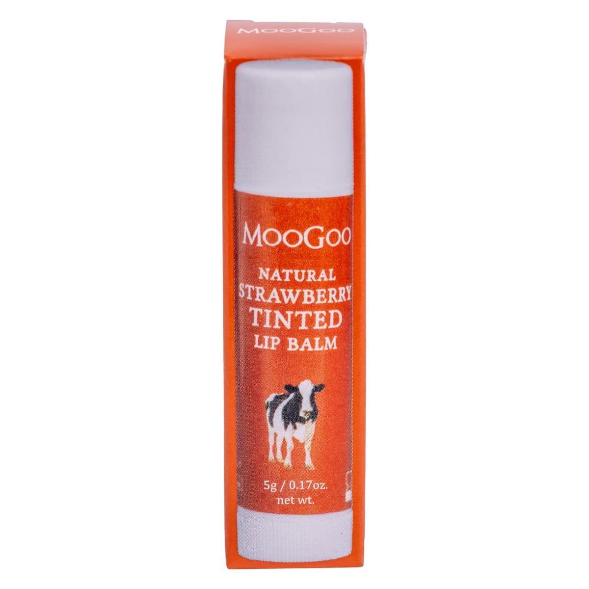 MooGoo Natural Strawberry Tinted Lip Balm 5g