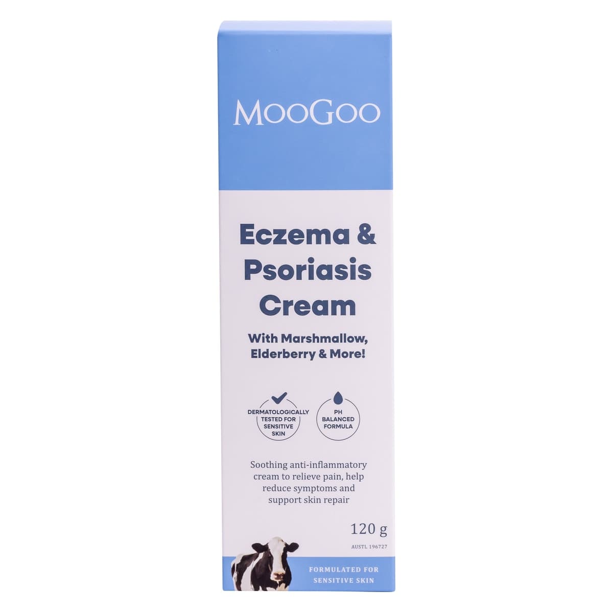 MooGoo Eczema & Psoriasis Cream with Marshmallow Elderberry 120g