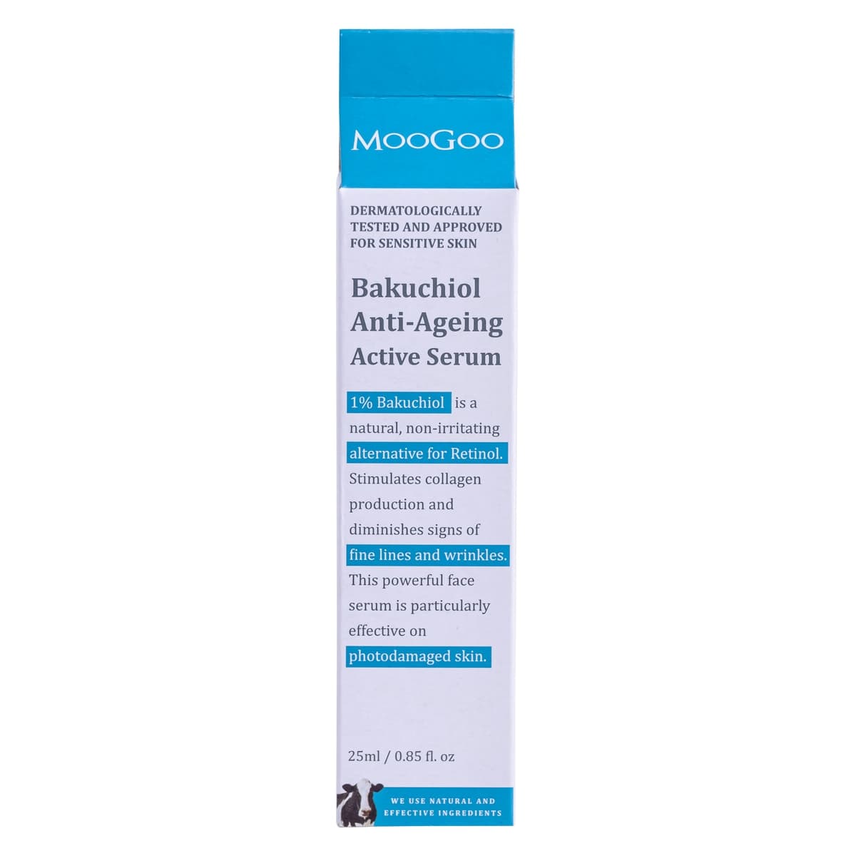 MooGoo Bakuchiol (1% w/v) Natural Retinol Substitute Serum 25ml