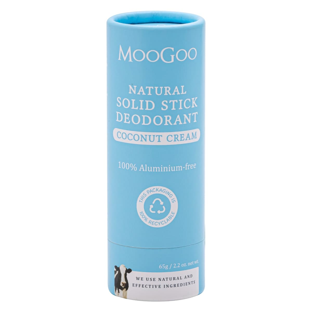 MooGoo Natural Deodorant Stick Coconut Cream 65g