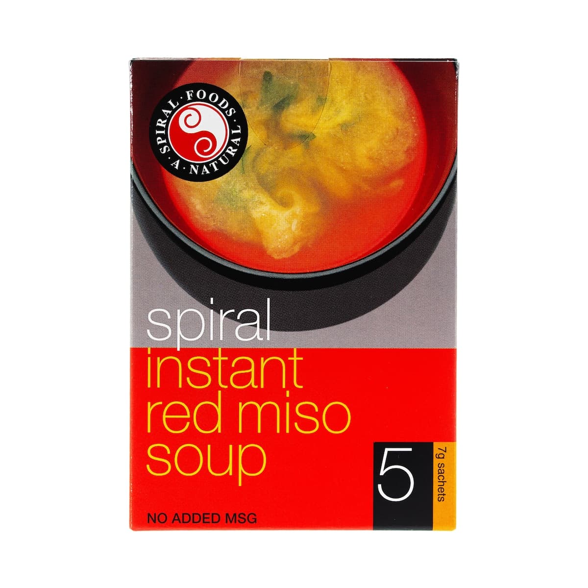 Spiral Instant Red Miso 5 x 7g