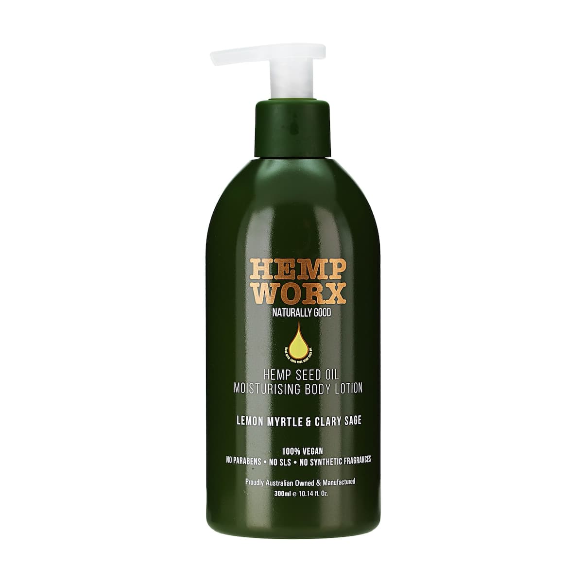 Hemp Worx Lemon Myrtle Body Lotion 300ml