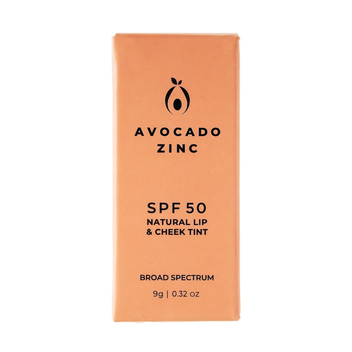 Avocado Zinc SPF50 Natural Lip & Cheek Tint - Red Earth 9g