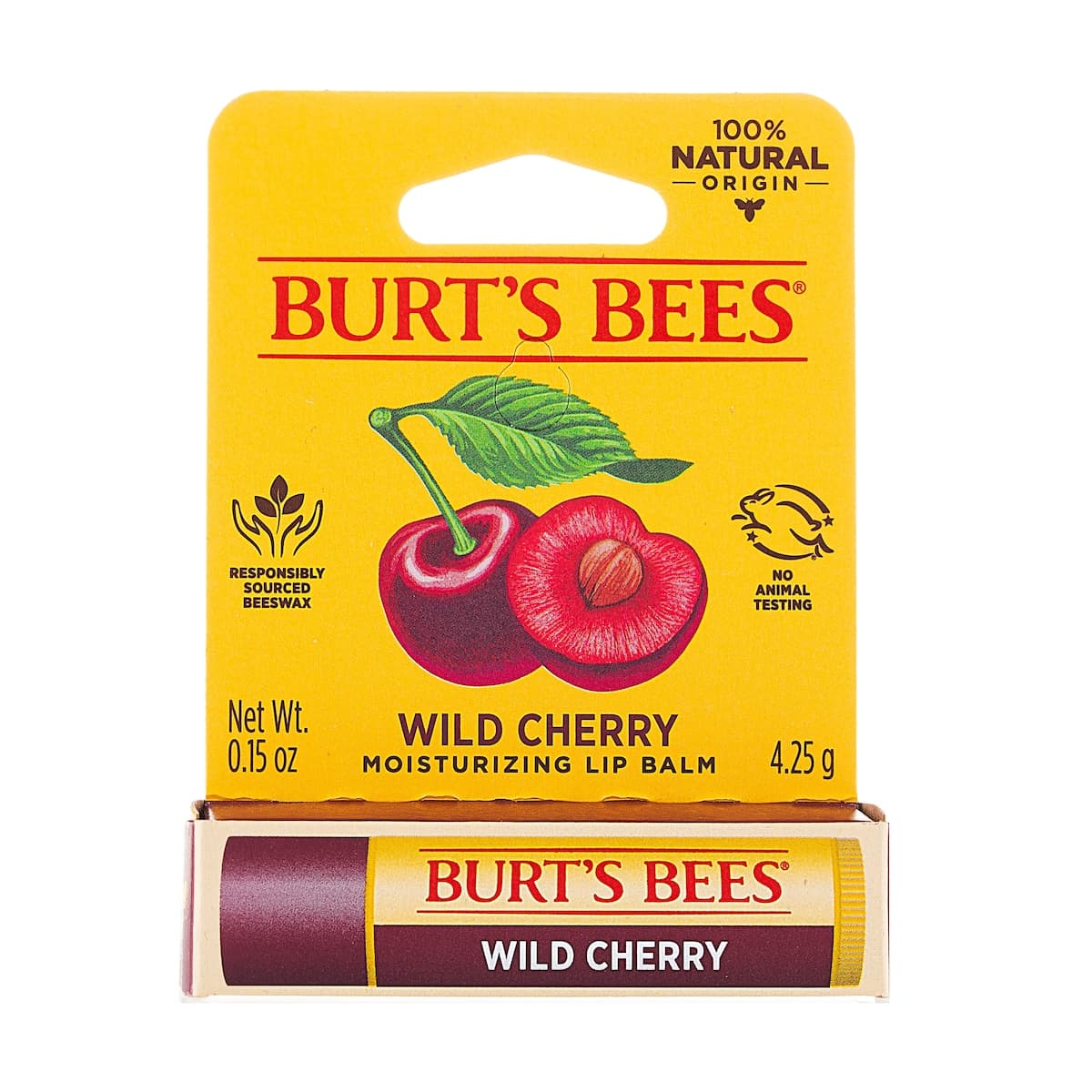 Burts Bees Wild Cherry Lip Balm 4.25g