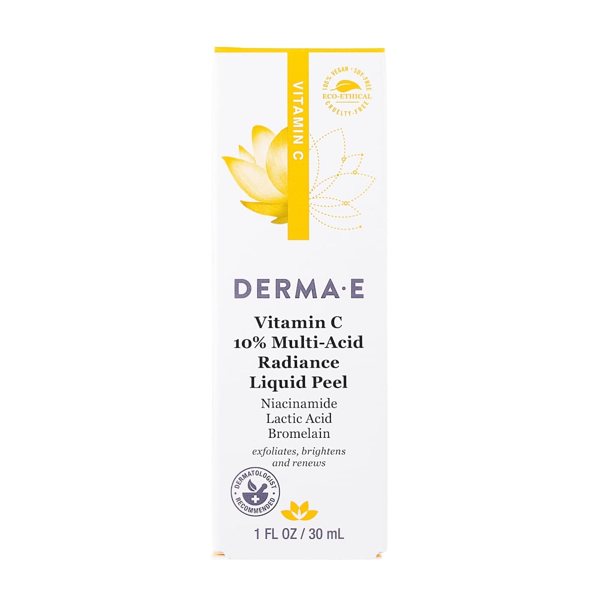 Derma E Vitamin C 10% Multi Acid Radiance Liquid Peel 30ml