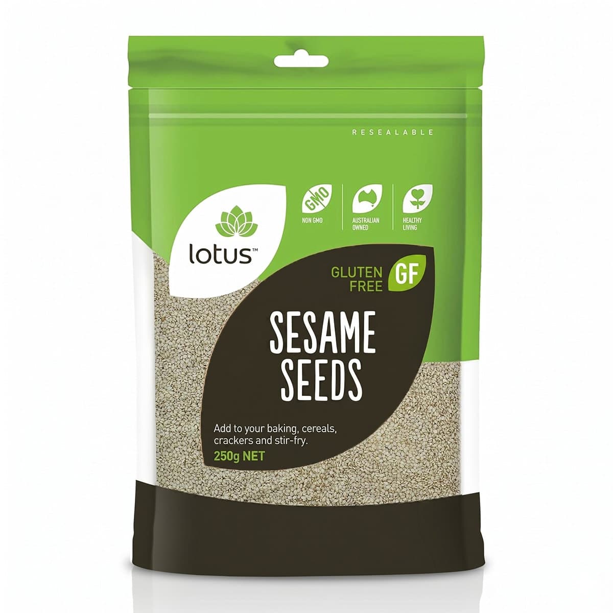 Lotus Sesame Seeds Hulled 250g