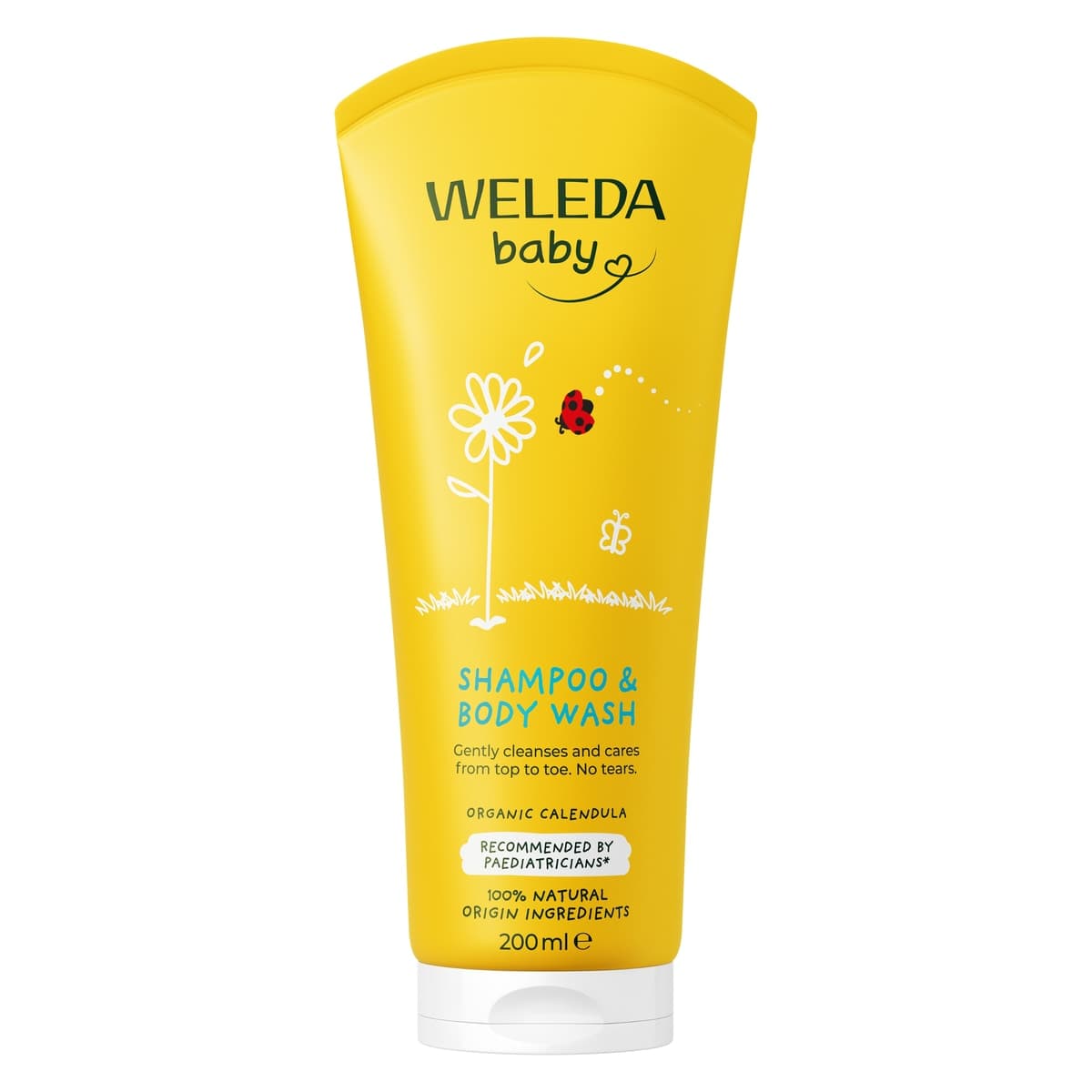 Weleda Calendula Baby Shampoo & Body Wash 200ml