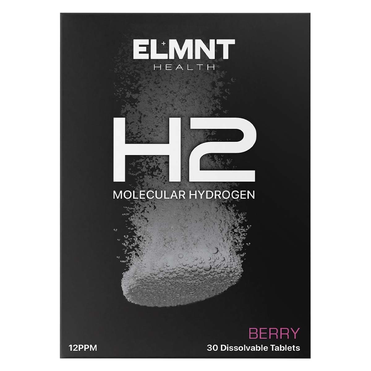 Elmnt Health H2 Molecular Hydrogen Water Tablets Berry 30 Pack
