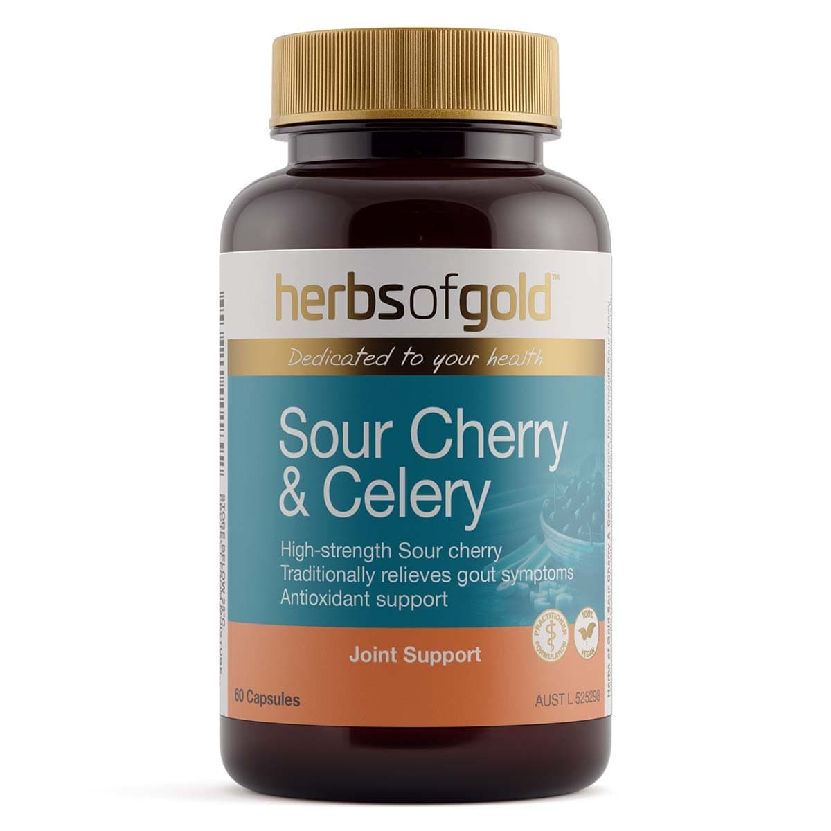 Herbs of Gold Sour Cherry & Celery 60 Capsules