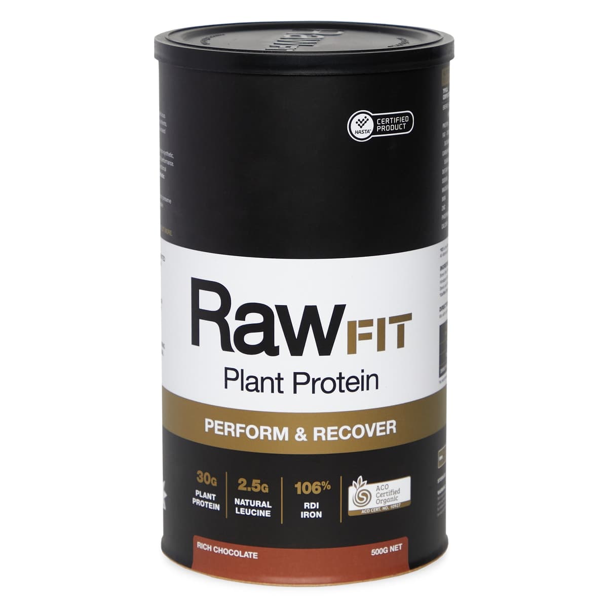 Amazonia RawFit Plant Protein Perform & Recover Rich Chocolate 500g