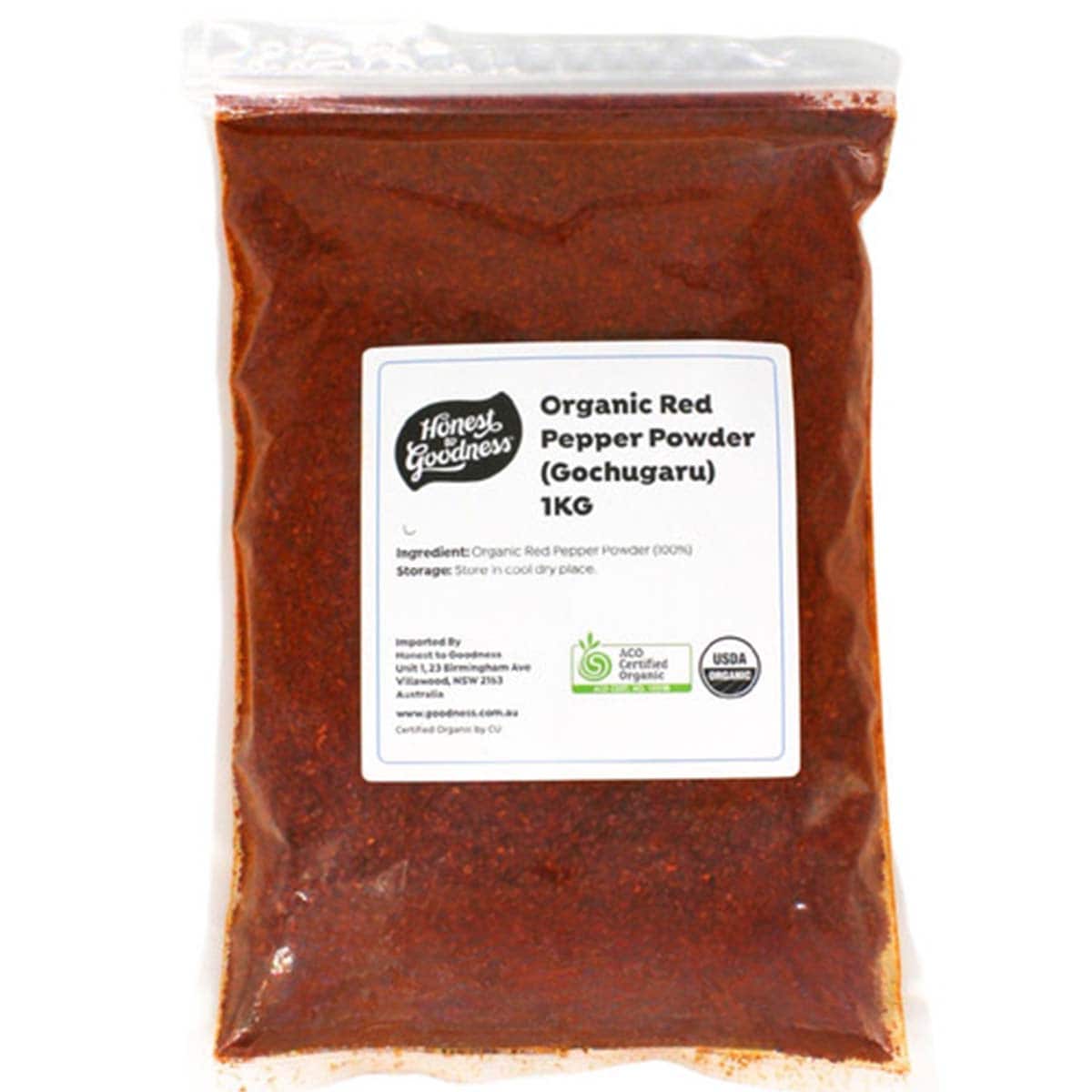 Honest To Goodness Organic Gochugaru Powder 1Kg