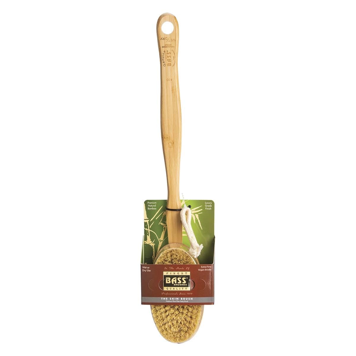 Bass The Skin Brush Bamboo Handle Sisal Bristles