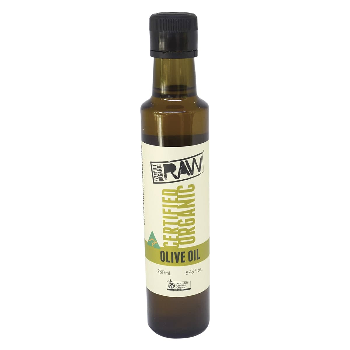 Every Bit Organic Raw Cold Pressed Extra Virgin Olive Oil 250mL