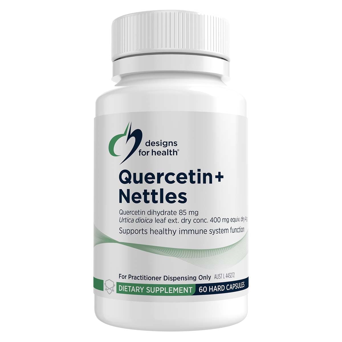 Designs for Health Quercetin + Nettles 60 Vegetarian capsules