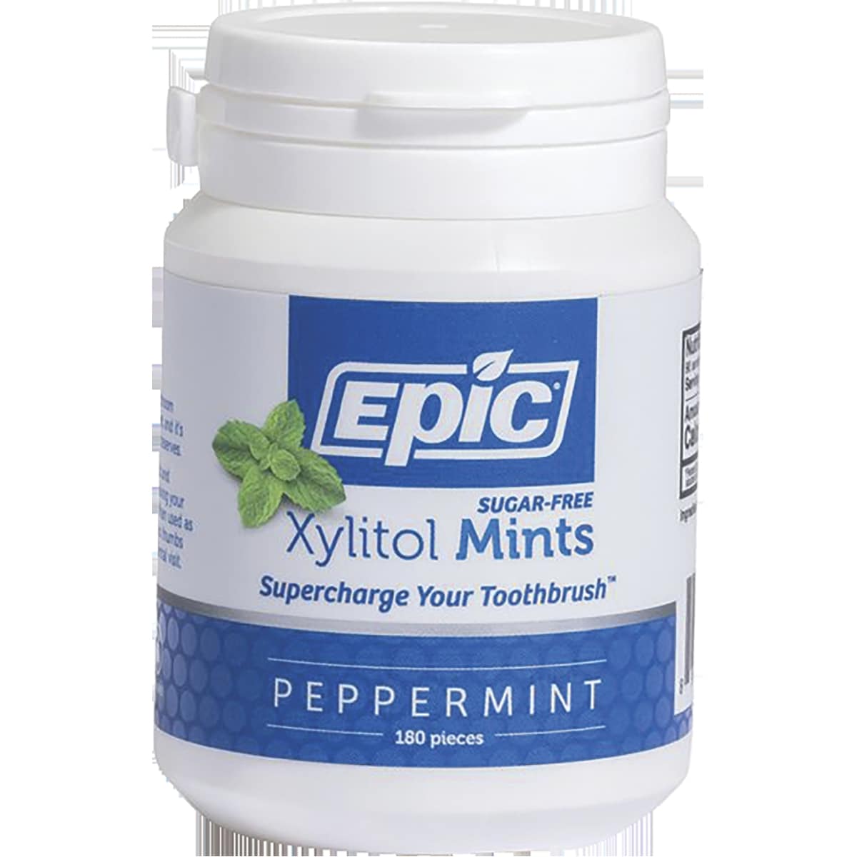 EPIC Xylitol Dental Mints Peppermint 180 Pack