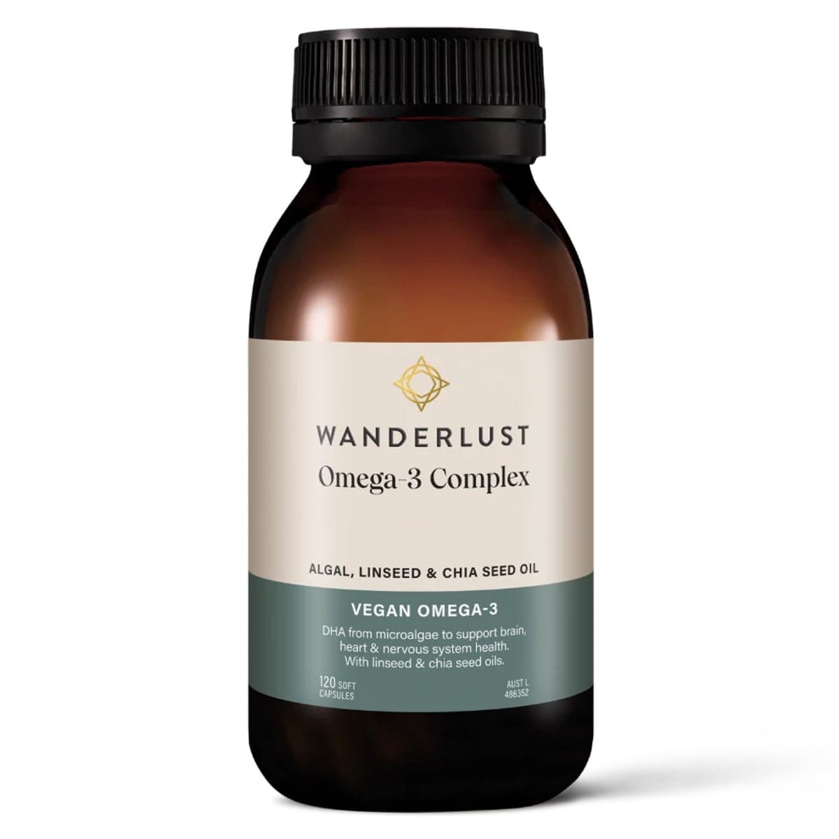 Wanderlust Vegan Omega-3 Complex 120 Capsules