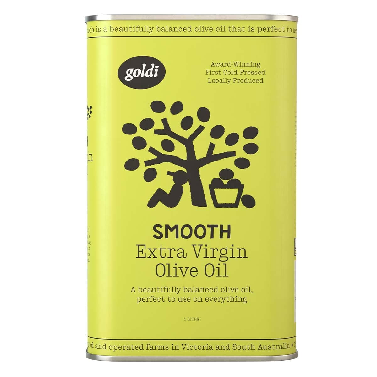 Goldi Smooth Extra Virgin Olive Oil Tin 1000ml