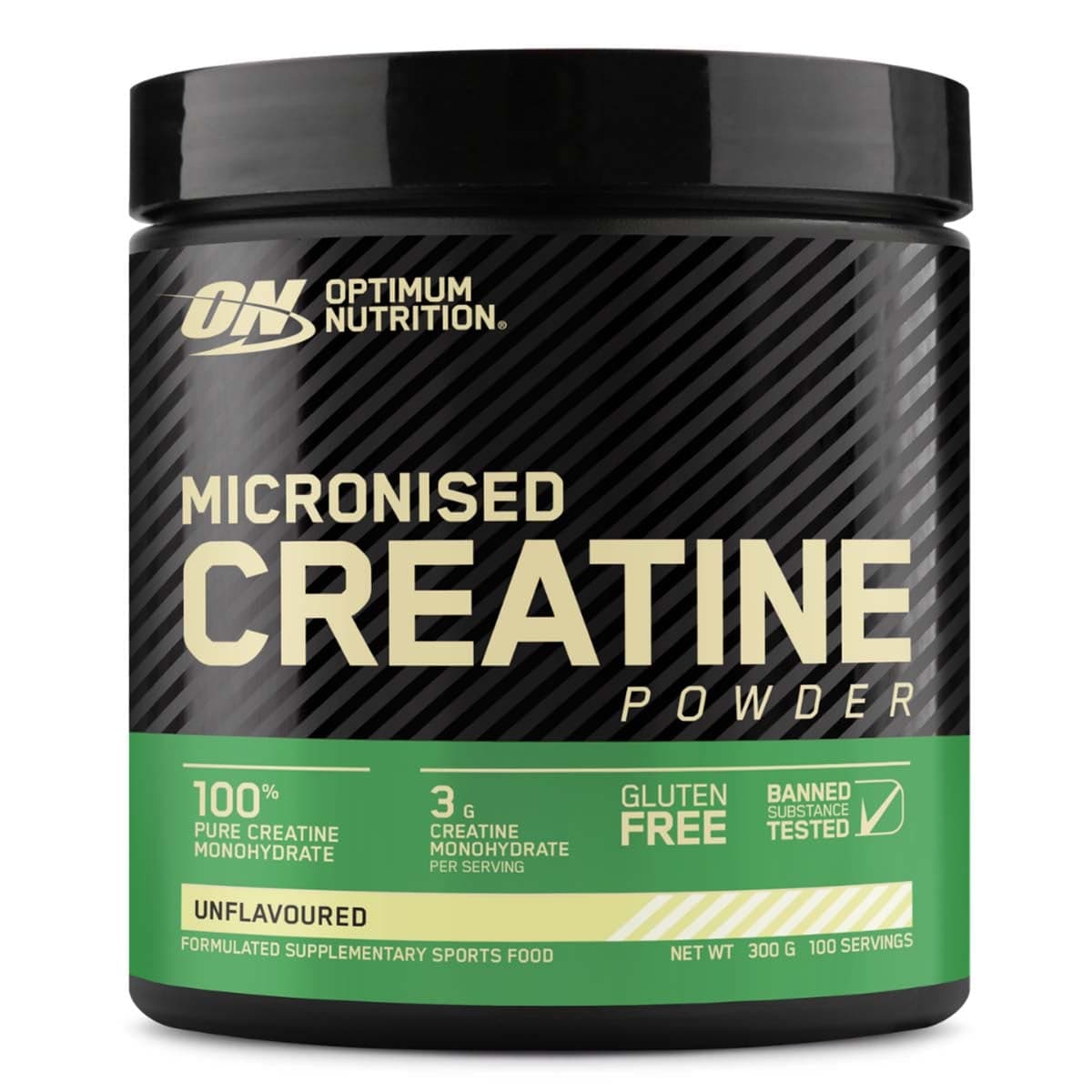 Optimum Nutrition Micronized Creatine Monohydrate Powder Unflavoured 300g