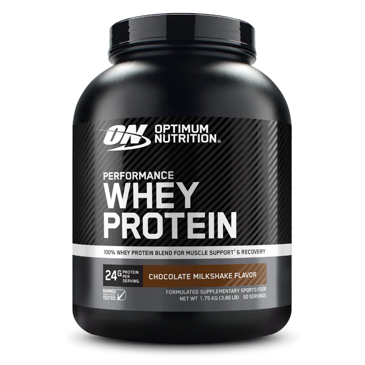 Optimum Nutrition Performance Whey Protein Powder Chocolate 1.75kg