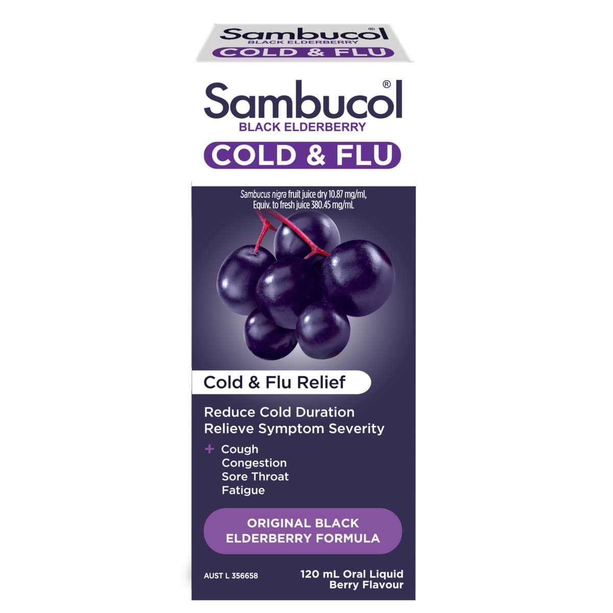 Sambucol Cold & Flu Relief Liquid 120ml
