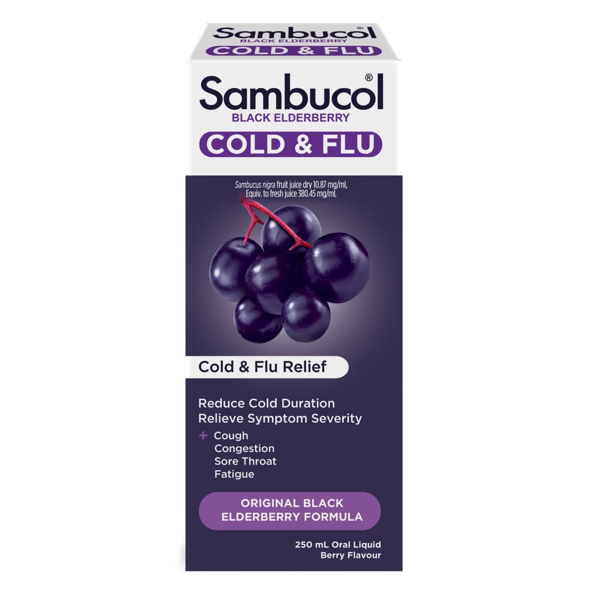 Sambucol Cold & Flu Relief Liquid 250ml