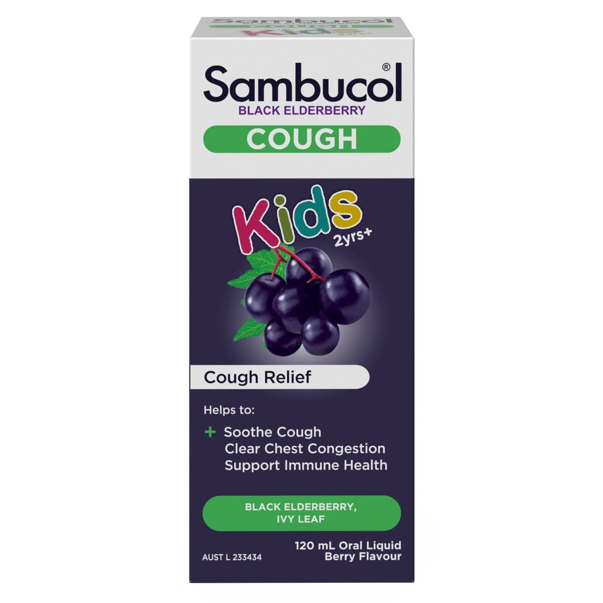 Sambucol Kids Cough Relief Liquid 120ml