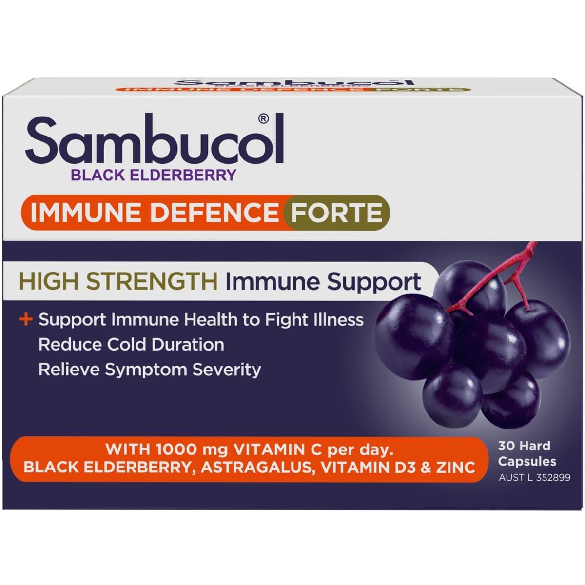 Sambucol Immune Defence Forte High Strength 30 Capsules