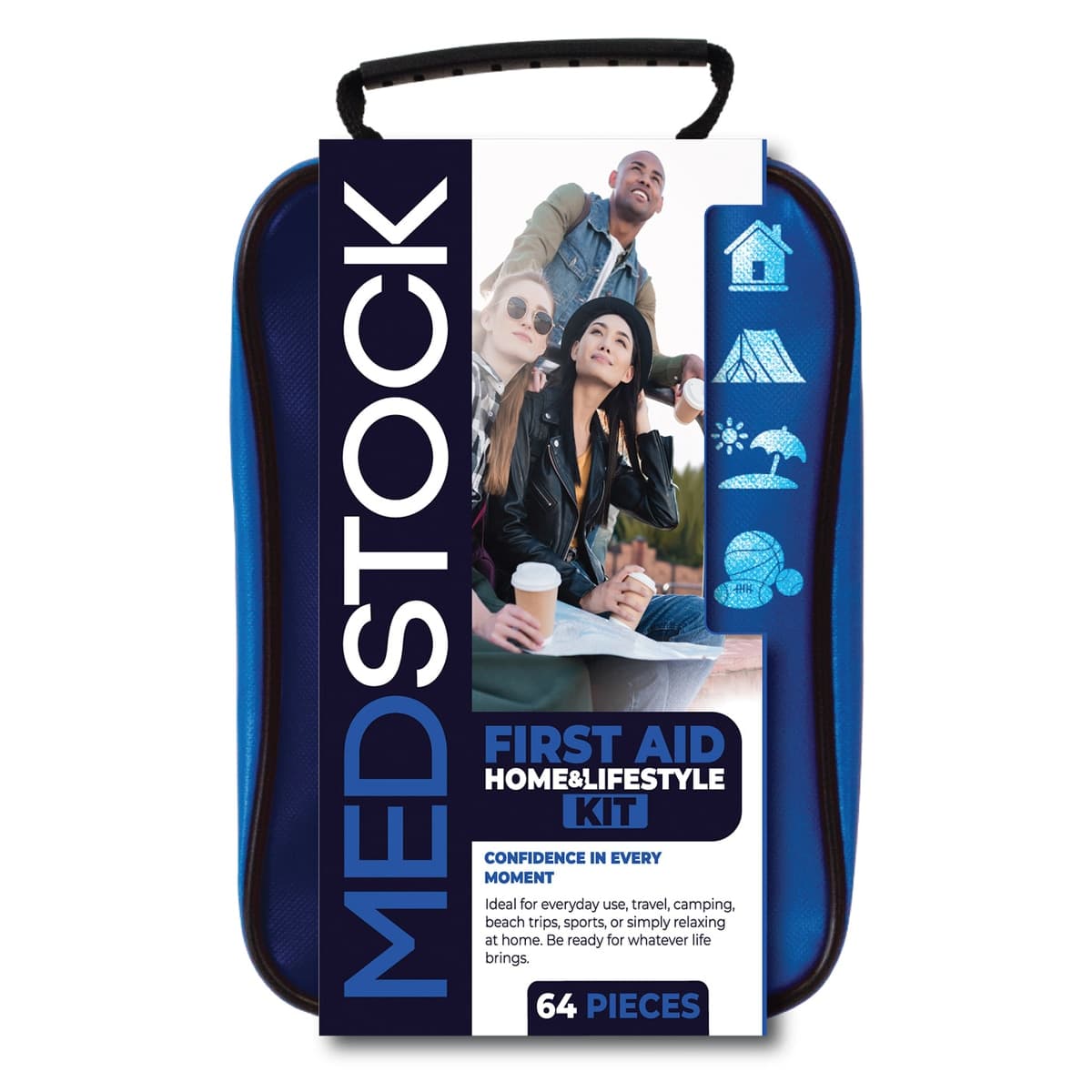 Medstock Home & Lifestyle First Aid Kit 64 Pieces