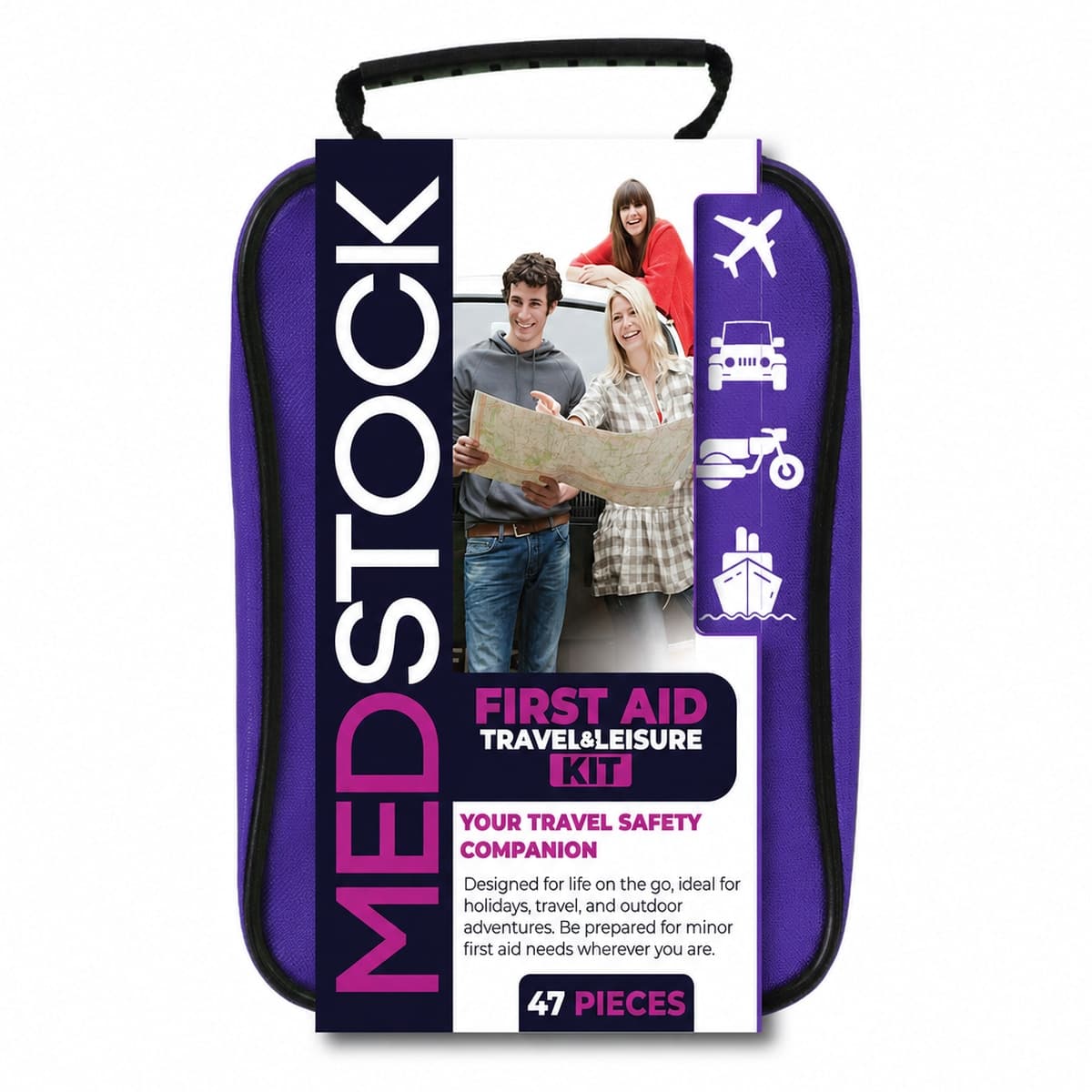 Medstock Travel & Leisure First Aid Kit 47 Pieces